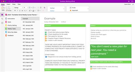 Onenote Templates For Lawyers